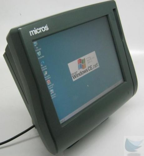 Micros workstation 4 point of sale pos terminal 12&#034; lcd touchscreen tested for sale