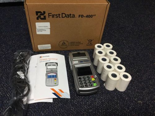 First Data ~ FD400 GT ~ Wireless Credit Card Terminal ~ EXCELLENT CONDITION