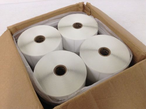 Intermec duratran ii 2&#034; x 1&#034; thermal paper barcode labels, 8 pack, e25751 new for sale