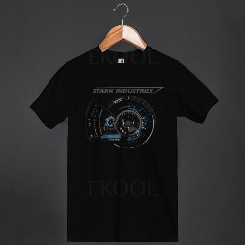 The Avengers Tony Stark Iron Man Stark Industries T-SHIRT Shirts Tees Size S-3XL