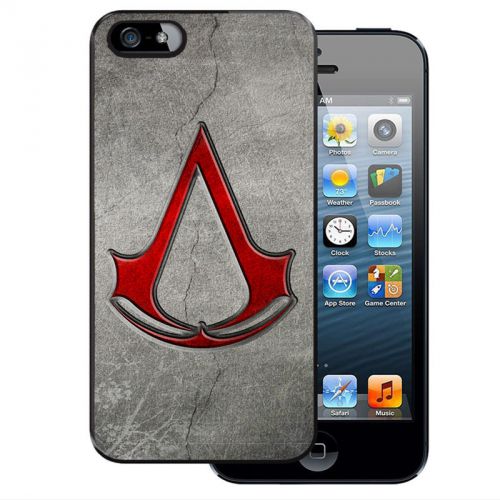 New Design Assassins Creed Game Logo iPhone Case 4 4S 5 5S 5C 6 6 Plus