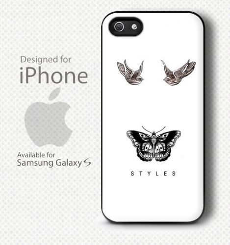 New Harry Style One Direction logo Tattoos Case For iPhone and Samsung galaxy