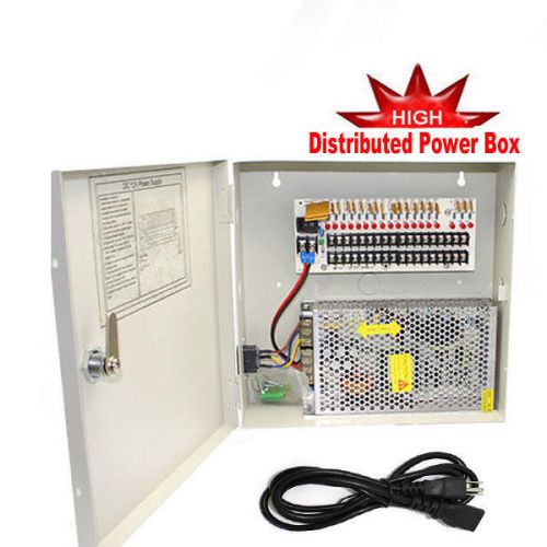 18Ch 12V 20A DC Distribute Power Box &gt; Security Camera Surveillance System L