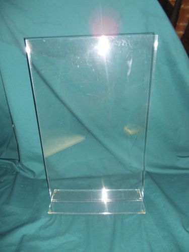 COUNTER TOP ACRYLIC DISPLAY SIGN HOLDER 18&#034; TALL