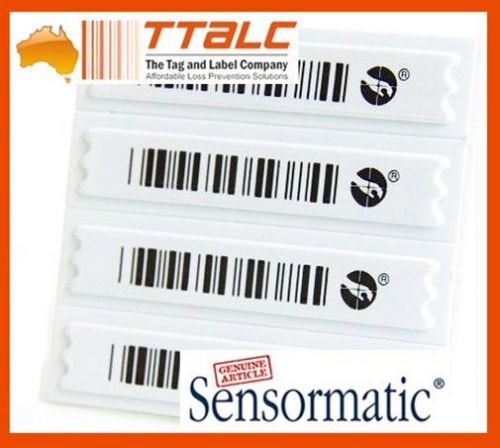 1000 x GENUINE Sensormatic Ultra Strip Security Labels - Anti Shop Theft Labels
