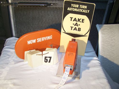 Vintage Take A Tab Service Sequence System Cleveland Ohio