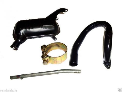 Black Exhaust Assembly for Lambretta Series 3