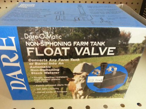 Dare o matic non-siphoning farm tank float valve for sale