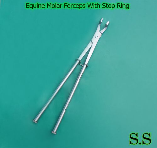 Equine Molar Forceps 21&#034; With Stop Ring Veterinary Instruments S.S-V0027