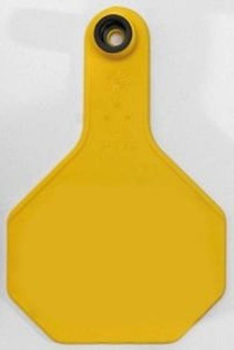 3 star all american y-tex cow eartags (25ct) blank yellow identification cattle for sale