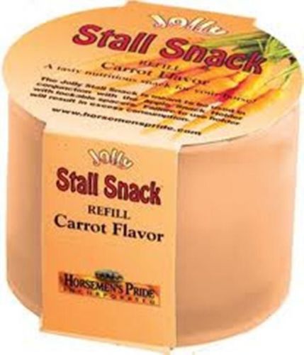 Jolly Stall Snack Holder Carrot Flavor Refill Horse Helps Boredom Relieve Stress