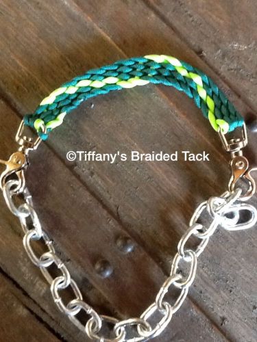 show goat collar Kelly Green And Lime Green