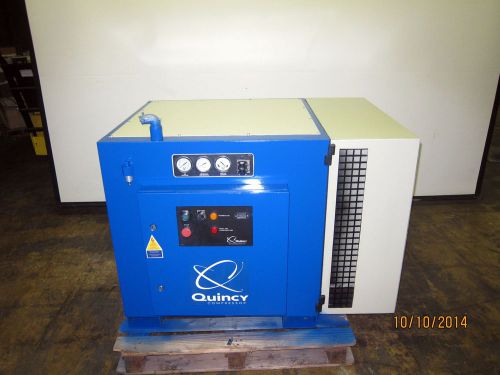 2006 quincy qmb-25 rotary screw air compressor for sale