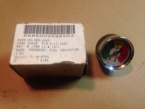 Electro products 5-11-1242 pressure dial gauge   nsn 6685-00-999-2503   0-60 psi for sale