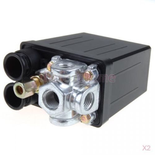 2x Air Compressor Pressure Switch Control Valve 175PSI 240V 16A NEW