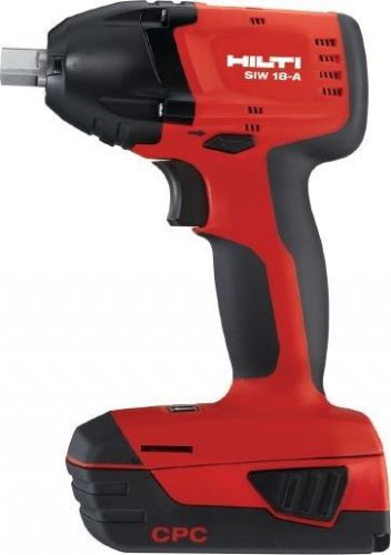 HILTI SIW 18-A CORDLESS IMPACT WRENCH KIT,BRAND NEW, COMPLETE, DURABLE,FAST SHIP