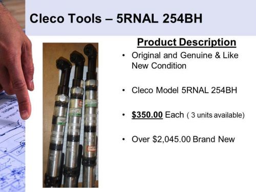 Cleco Tools 5RNAL 254 BH