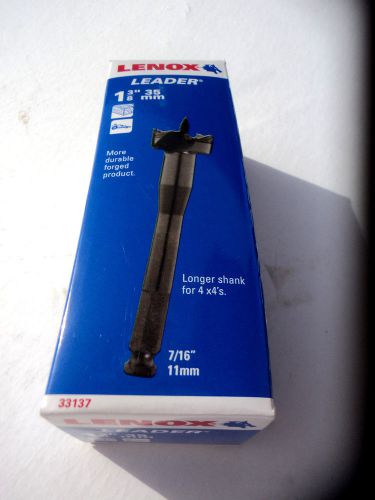 New!! lenox 33137 1 3/8&#034; 35mm leader drill bit long shank for sale