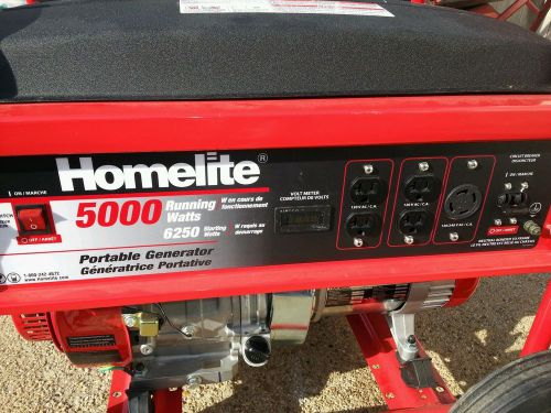 Homelite 5,000-Watt Gas-Powered Portable Generator