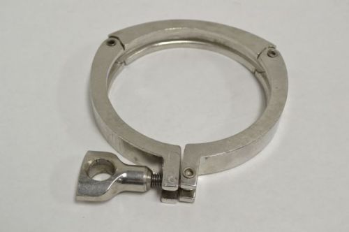 Tri clover stainless steel compatible dual hinge clamp 4-1/4 in b214512 for sale