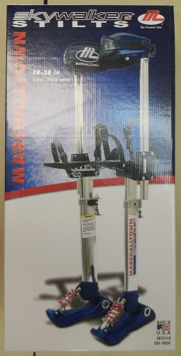 Marshalltown 18591 sky2118 skywalker drywall stilts® 2.1 (18-30&#034;), brand new usa for sale