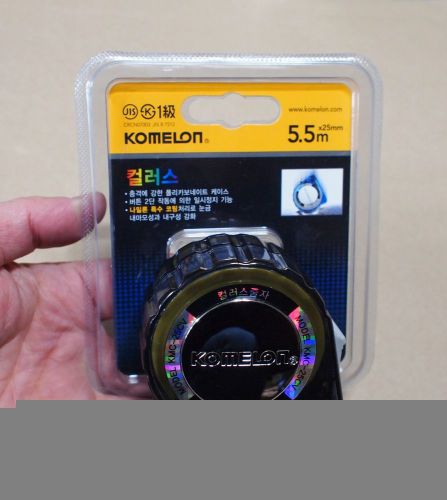New Komelon Colors Tape Measure 5.5m x 25mm KMC-25CV Metric Korea