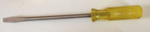 Screwdriver Irwin 400-8in 12-3/8 inch total length 3/8 tip