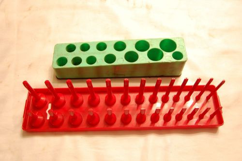 Mac Tools Socket Trays (Green one is Mechanics Time-Saver)