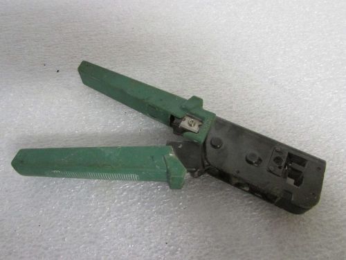 Greenlee 45553 crimper-telephone ratchet stripper tool 8p-6p for sale