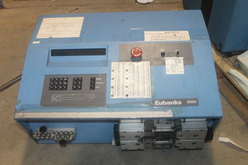 Eubanks 9800 wire stripper processing machine digital for sale