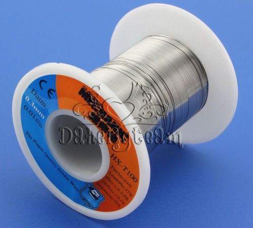 Finest qulity rosin core solder wire 63/37 tin/lead flux 1-3.0% 150g 0.3 mm lot for sale