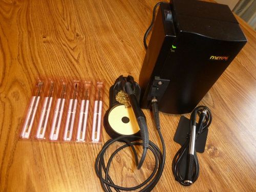 Metcal mx-500p-11 2-port smt soldering / rework station + 2 wands for sale