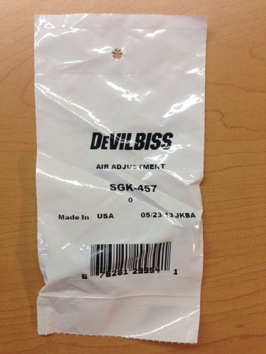 DEVILBISS SGK-457 Air Adjustment Valve - New in Factory Packaging Free Shipping