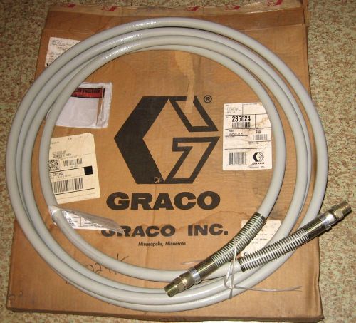 Graco 25 ft coupled airless spray hose 235024 235-024  1/2  in. npt (mbe) couplings for sale