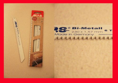 5 X universal metal wood reciprocating saw blades German  new