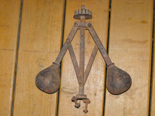 Antique hit miss steam engine fly ball governor tractor fam stationary cast iron for sale