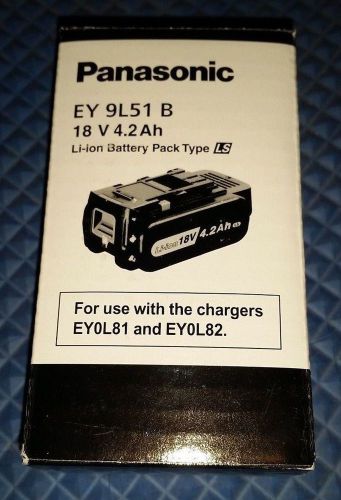 PANASONIC EY9L51 Li-Ion Battery Pack,18V
