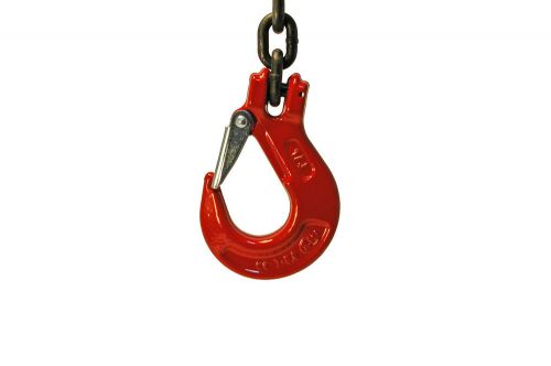5/8&#034; sling hook with latch kit - grade 80 - lifting chains replacement for sale