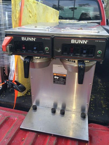 Bunn CWTF Series Commercial Dual Airpot Coffee Maker W/ Hot Water Tap