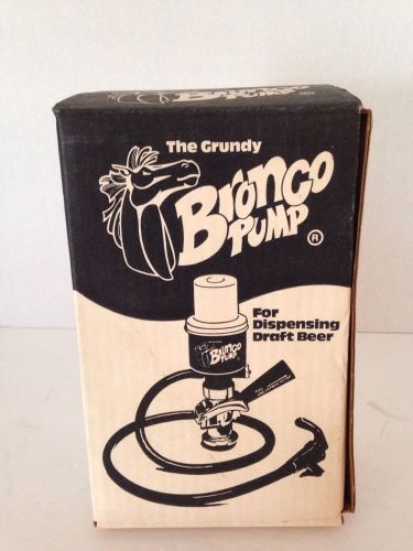 The Grundy Bronco Pump - Keg / Beer - Dispensing Tap Draft new old stock