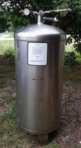 MVE Liquid Carbon Dioxide CO2 Stainless Steel Cylinder Tank BBQ Smoker