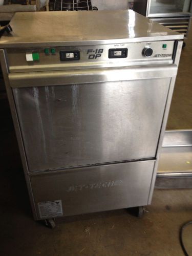 Jet Tech F-18DP Undercounter Commercial Dishwasher.