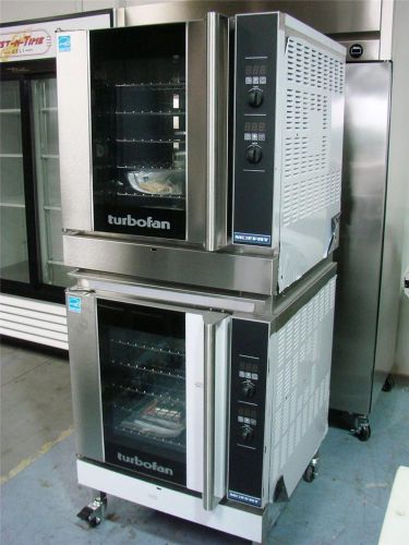 NEW MOFFAT TURBOFAN G32D5 DOUBLE STACKED GAS CONVECTION OVEN