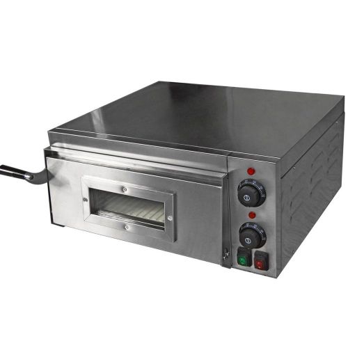 16&#034; Single Electric Pizza Oven Ceramic Stone Deck Commercial &amp; Home Use 220v