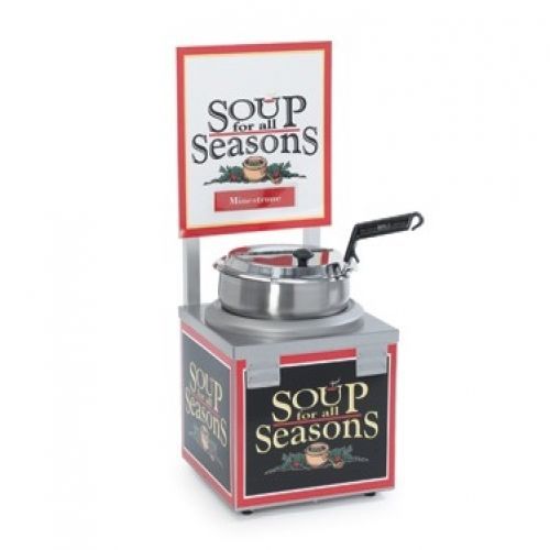6510A-S7 Single 7 qt. Soup Warmer with Header