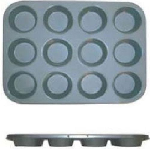 1 winco 12 regular size cup non stick cake muffin bake baking pan amf-12ns new for sale