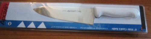 Adcraft CUT-8CKWH 8&#034; Wide Chef&#039;s Knife White Handle