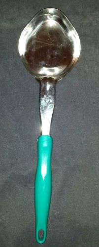 Vollrath one-piece heavy duty 6 oz teal oval bowl spoodle utensil euc for sale