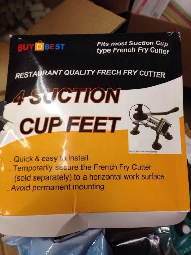 French Fry Cutter Industrial Commercial Suction Cup Feet 4 Pc Restaurant Quality