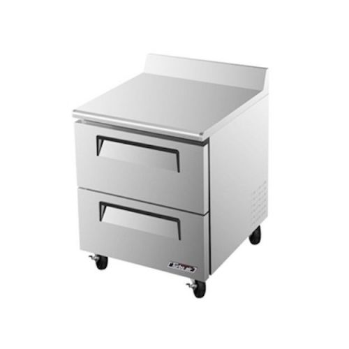 NEW Turbo Air 28&#034; Super Deluxe Stainless Steel Worktop Freezer!! w/ 2 Drawers!!